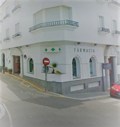 fachada de la Farmacia_calle Canarias_Conil de la Frontera